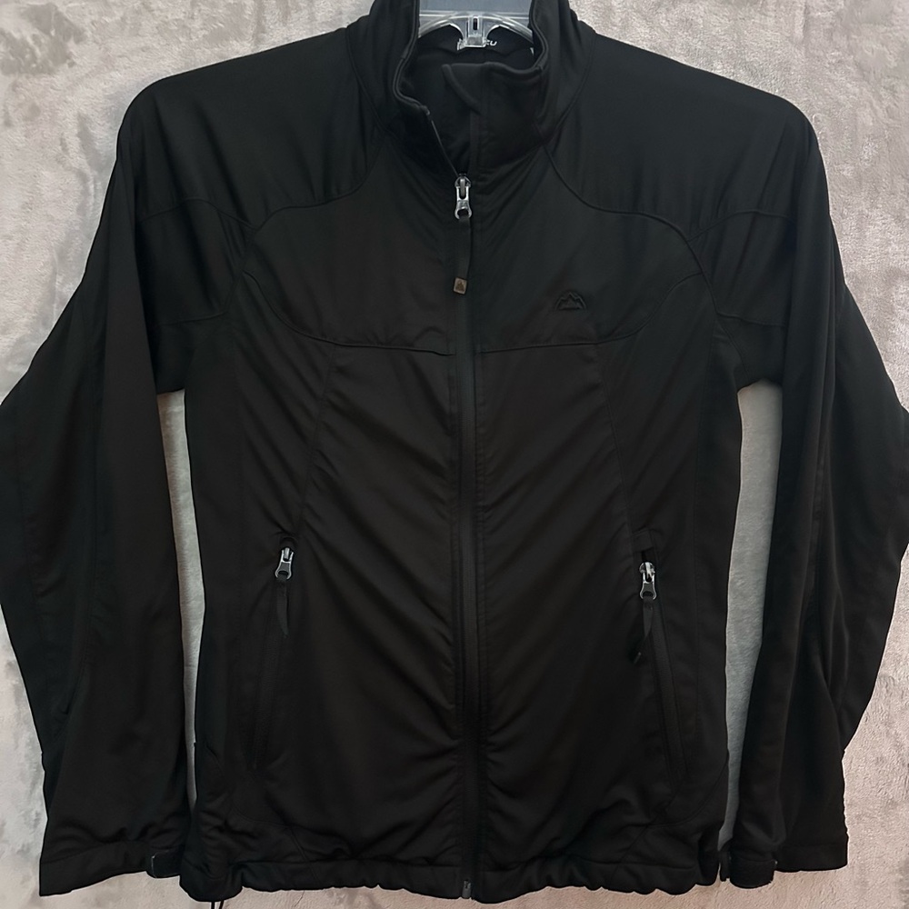 Snozu Black Full-Zip Lightweight Jacket Size Small